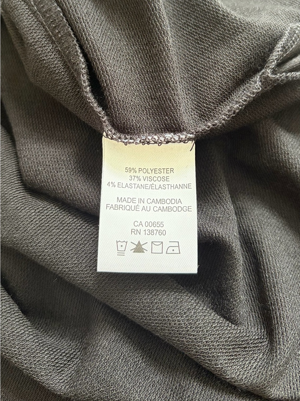 Reitmans Black Midi T-Shirt Dress M NWT Side Slits - Picture 5 of 6